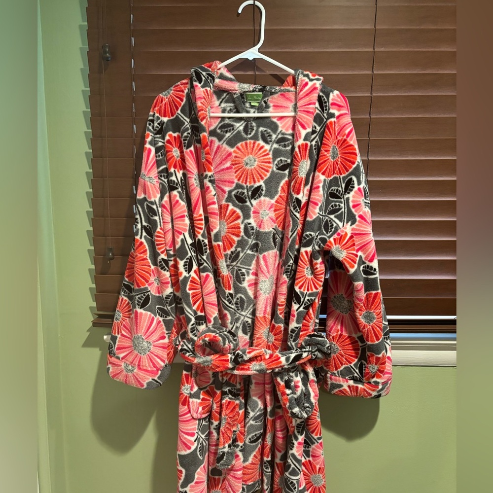 Vera Bradley Hooded Robe L/XL